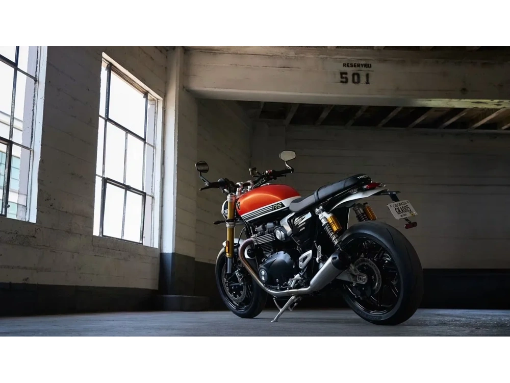 2026 Triumph Speed Twin 1200 Rs Baja Orange / Sapphire Black alt