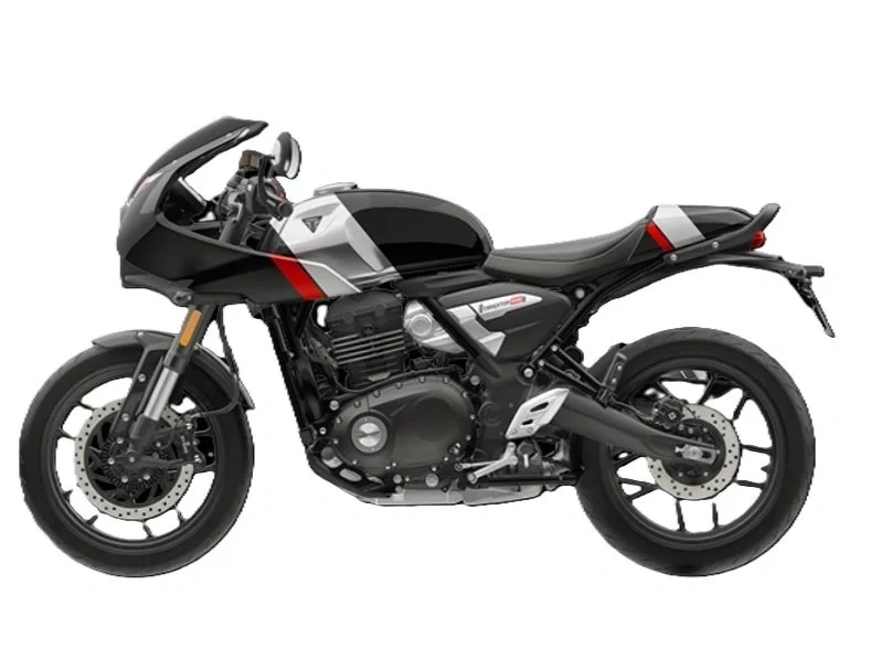 2026 Triumph Thruxton 400 Phantom Black / Aluminium Silver alt