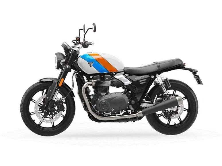 2026 Triumph Speed Twin 900 Pure White / Maui Blue / Tangerine Orange alt