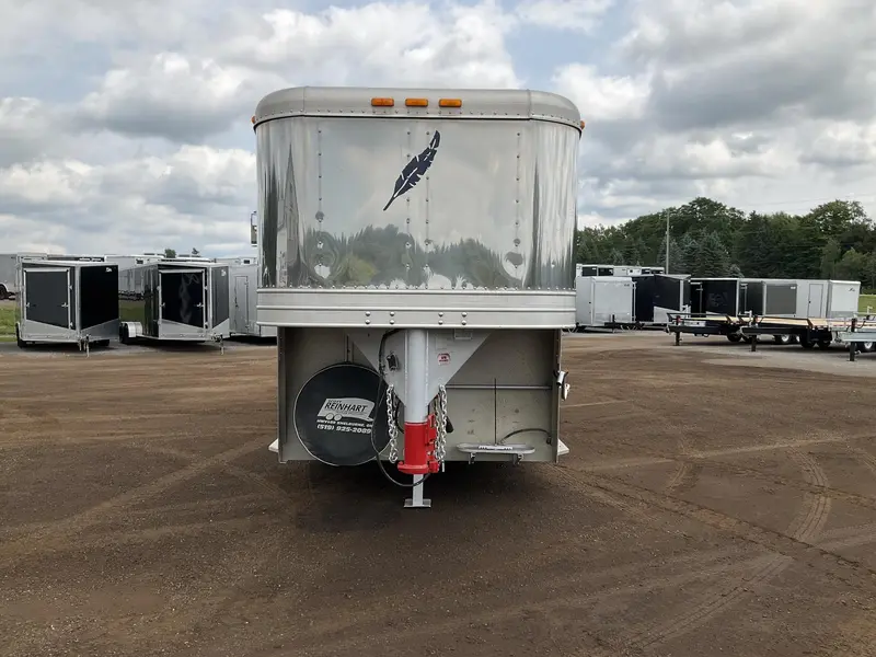 Featherlite Model 8548 3 Horse Slant All Aluminum Gooseneck Horse Trailer 1997