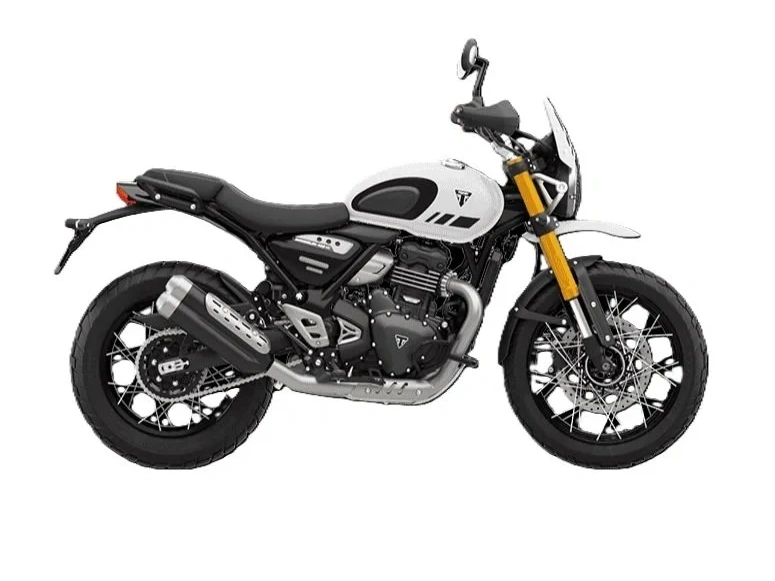 2026 Triumph Scrambler 400 Xc Vanilla White alt
