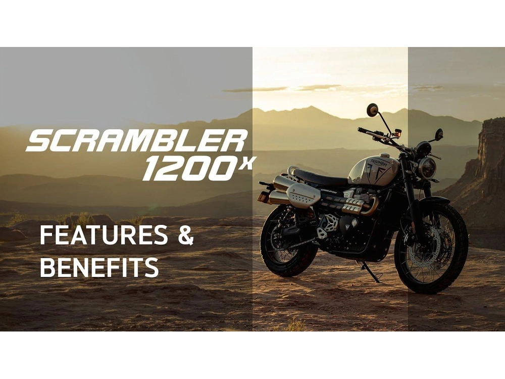 2025 Triumph Scrambler 1200 X Icon Edition - Aluminium Silver Sapphire Black alt