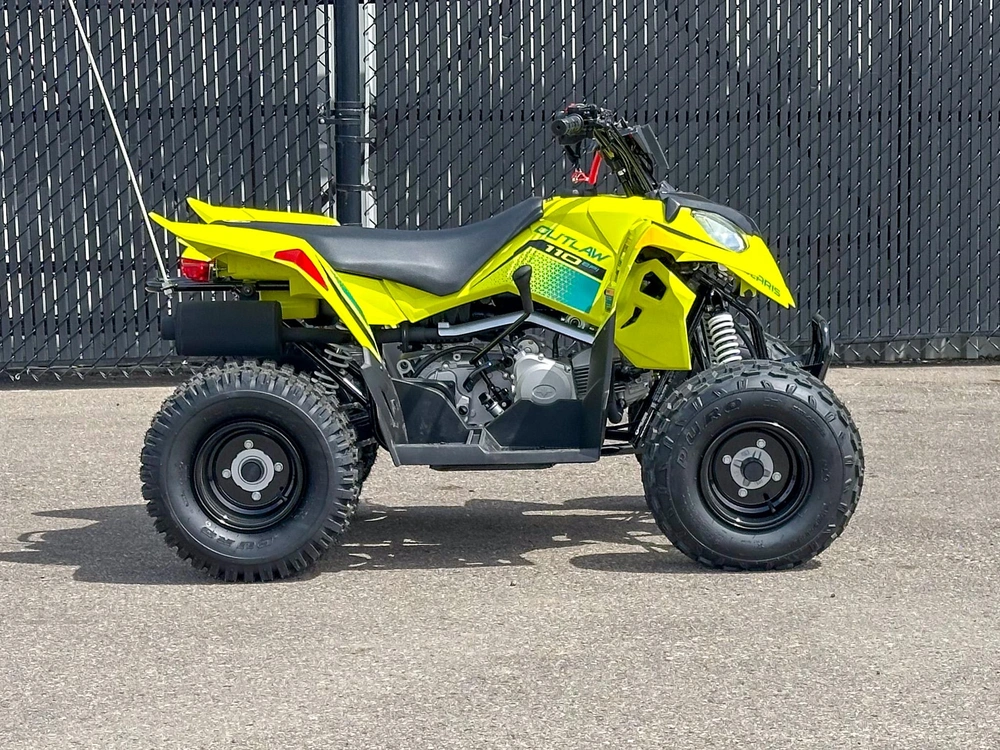 2026 Polaris Outlaw 110 - Lime Squeeze alt