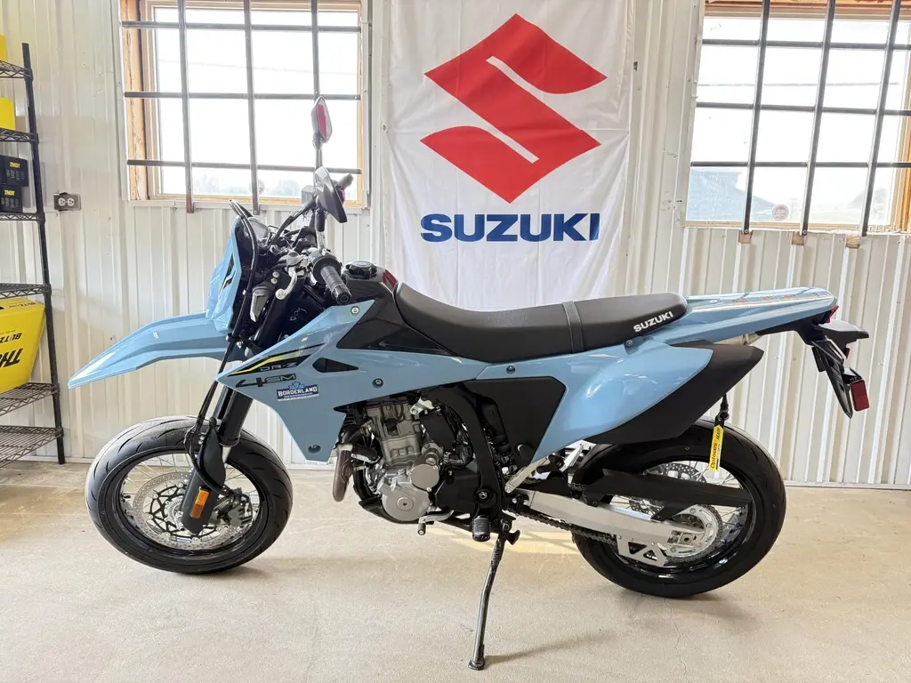 2025 Suzuki DR-Z 4SM Base-Sky Gray 