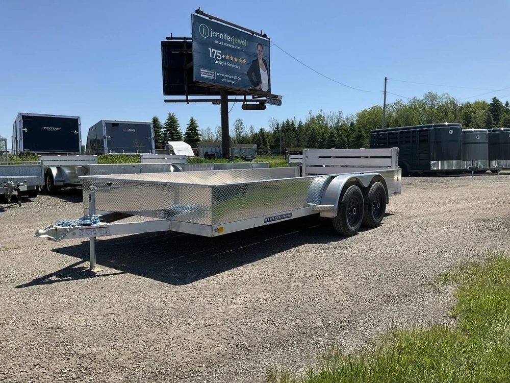 2026 Stronghaul 82x16 3.5 Ton All Aluminum Landscape Trailer alt