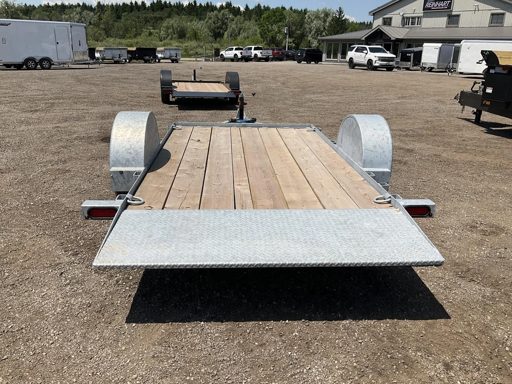 2027 Canada Trailers 6x12 Galvanized Manual Tilt Trailer alt