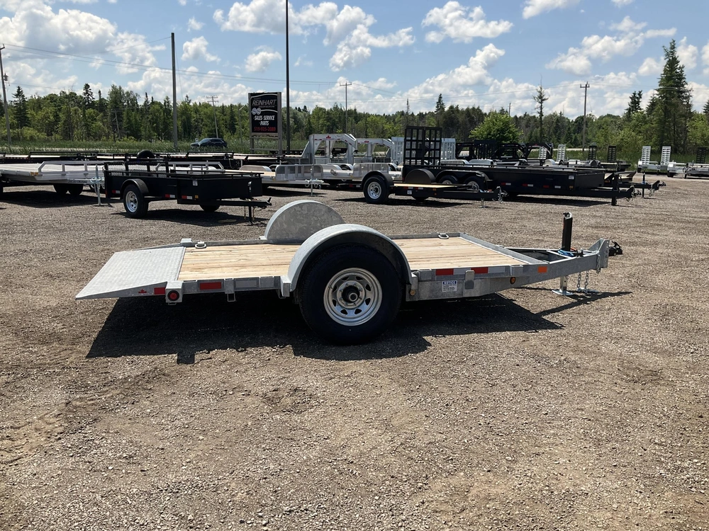 2027 Canada Trailers 6x12 Galvanized Manual Tilt Trailer alt