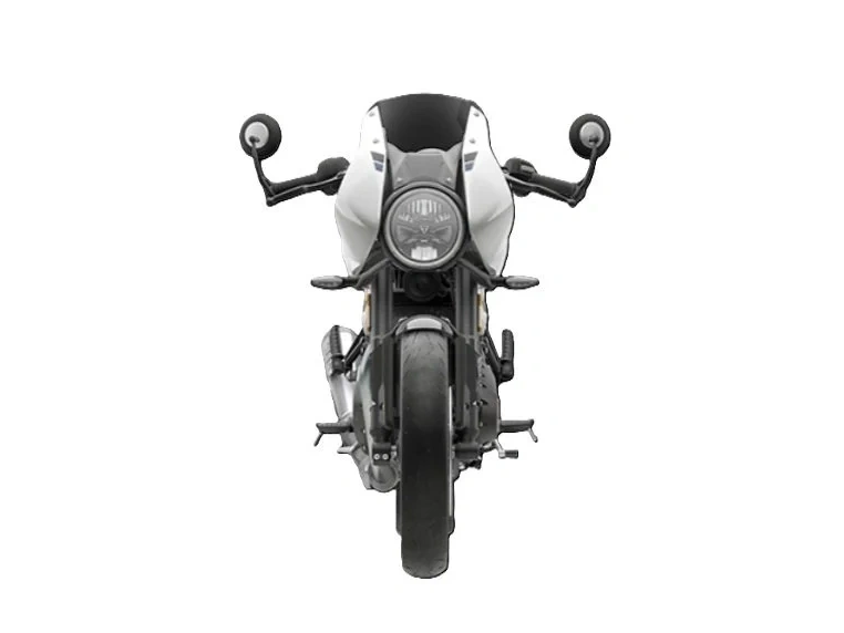 2026 Triumph Thruxton 400 Pearl Metallic White / Storm Grey alt