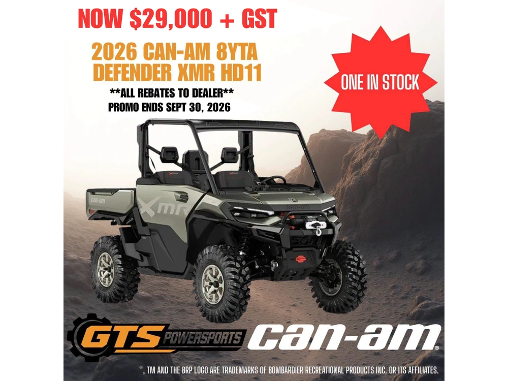 2026 Can-am 8yta Defender X Mr Hd11 With Half Doors alt