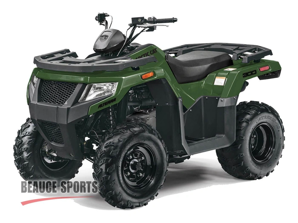 2026 Arctic Cat Alterra 300 2026 Vert Vtt Débutant Automatique Facile Léger Entrée Gamme Abordable Première Machine Balade Récréatif Initiation Recon Kingquad Brute Force Cforce alt