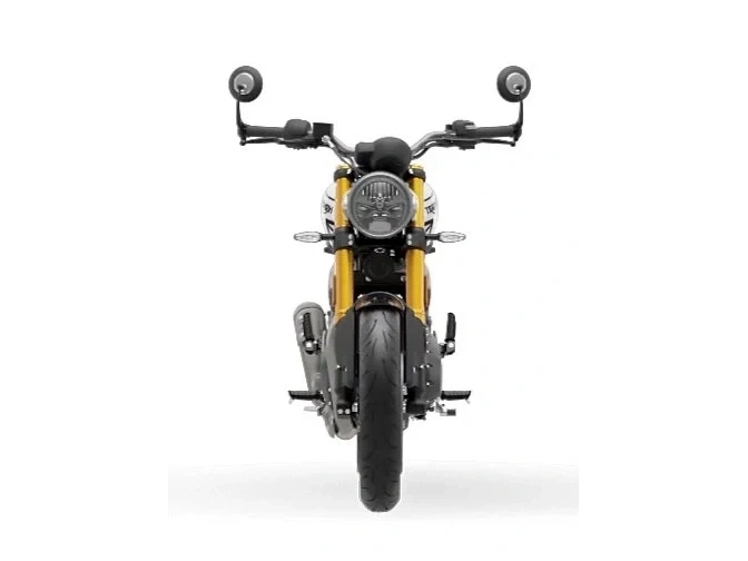 2026 Triumph Speed 400 Pearl Metallic White And Phantom Black alt