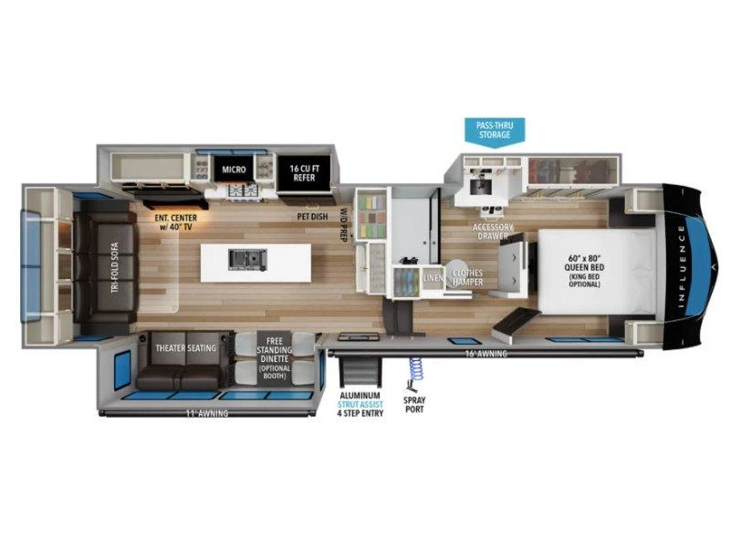 Grand Design Influence 2903rl 2027 alt