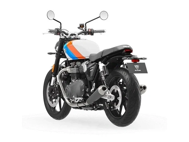 2026 Triumph Speed Twin 900 Pure White / Maui Blue / Tangerine Orange alt
