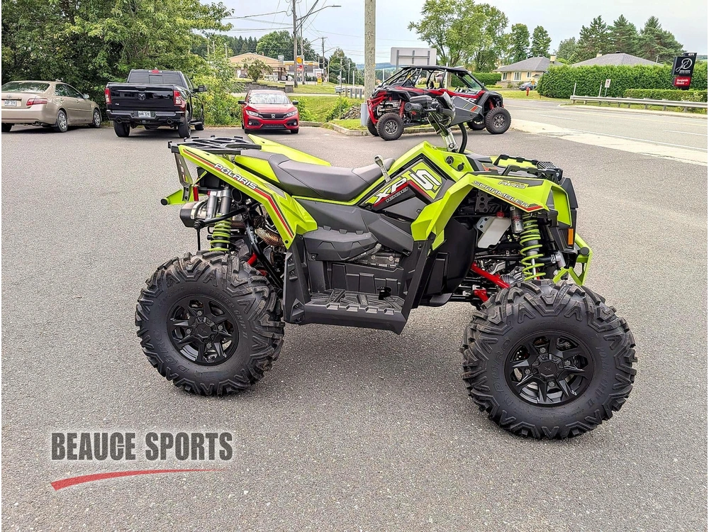 2025 Polaris Scrambler Xp 1000 S - Lifted Lime Vtt Sport Haute Performance Puissance Sentier Suspension Longue Chassis Large Hors-piste Adrénaline Faible Km Renegade Raptor alt