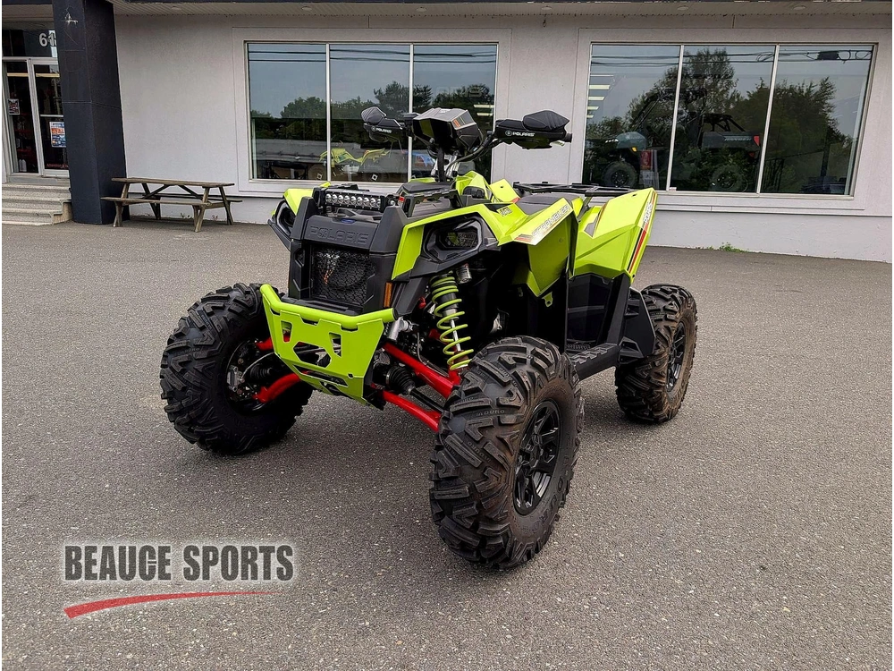 2025 Polaris Scrambler Xp 1000 S - Lifted Lime Vtt Sport Haute Performance Puissance Sentier Suspension Longue Chassis Large Hors-piste Adrénaline Faible Km Renegade Raptor alt