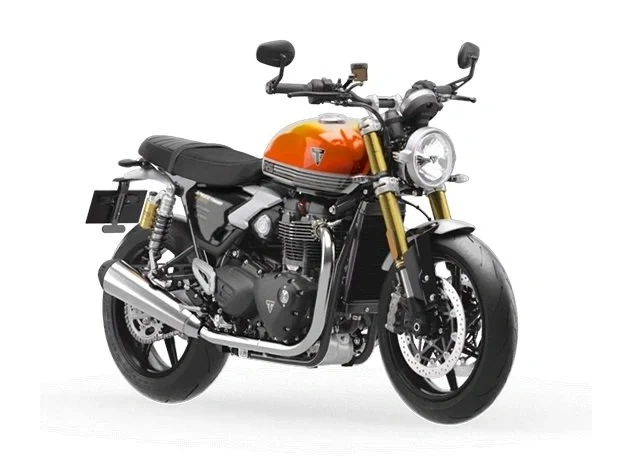 2026 Triumph Speed Twin 1200 Rs Baja Orange / Sapphire Black alt