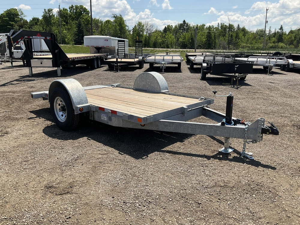 2027 Canada Trailers 6x12 Galvanized Manual Tilt Trailer alt