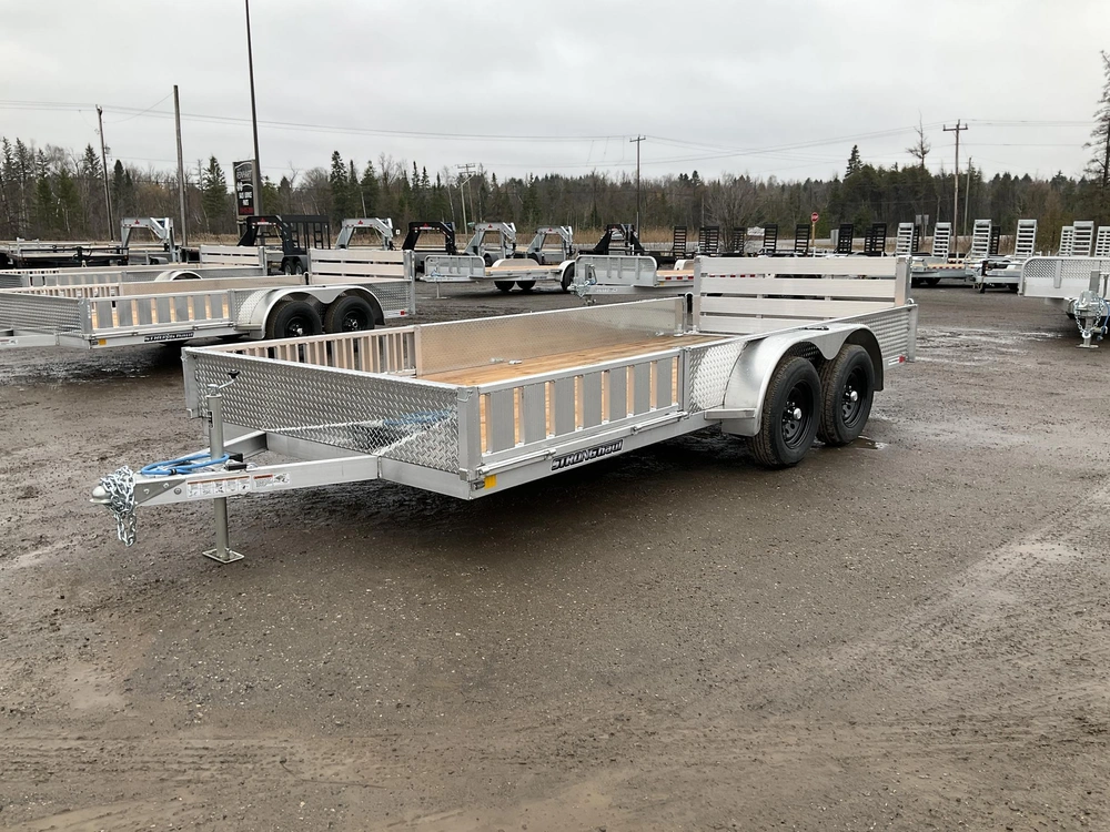 2026 Stronghaul 82x16 3.5 Ton All Aluminum Landscape Trailer alt