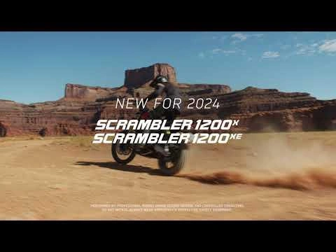 2025 Triumph Scrambler 1200 X Icon Edition - Aluminium Silver Sapphire Black alt