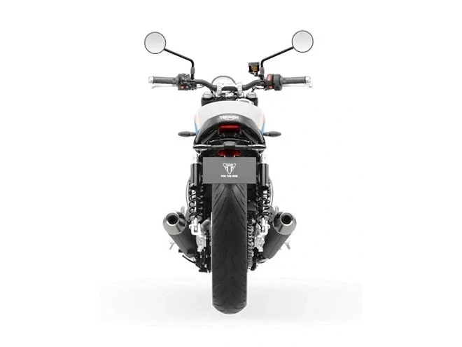 2026 Triumph Speed Twin 900 Pure White / Maui Blue / Tangerine Orange alt