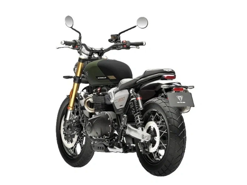 2026 Triumph Scrambler 900 Matt Khaki Green alt