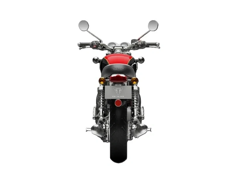 2026 Triumph Bonneville T100 Jet Black / Diablo Red alt