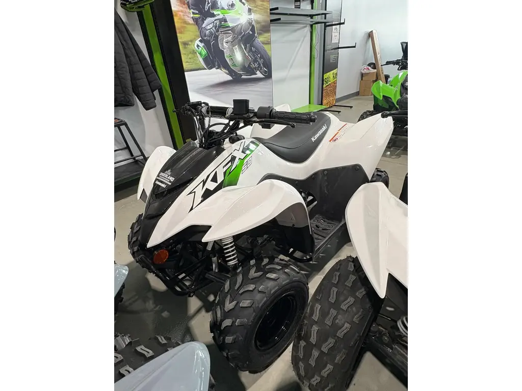 2026 Kawasaki KFX® 50 WHITE 