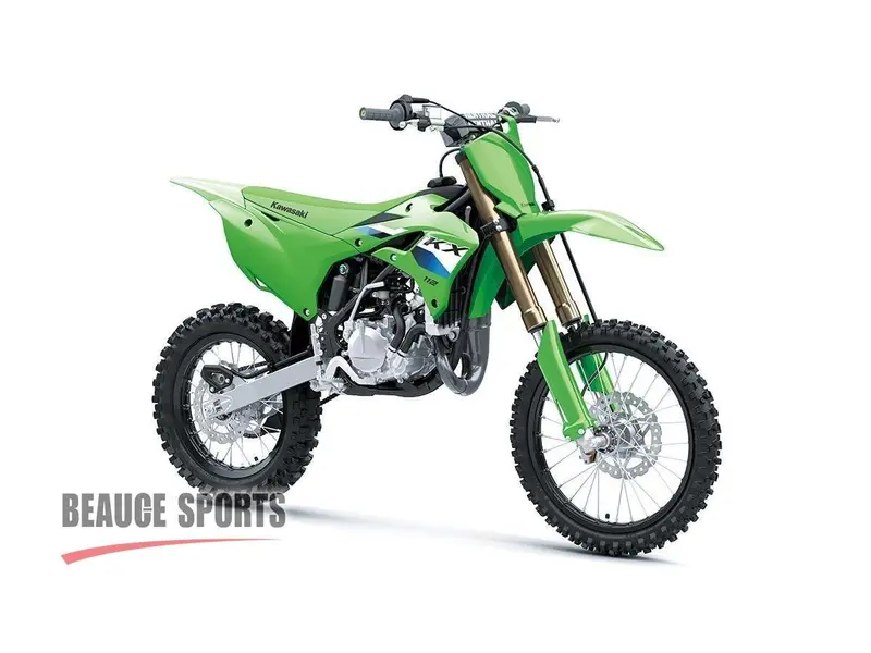 2027 Kawasaki KX112 2027 Moto Motocross Supermini Compétition 2 Temps Course Grandes Roues Cylindrée Max Piste Jeune Pilote Performance YZ85 KTM85 TC85 RM85