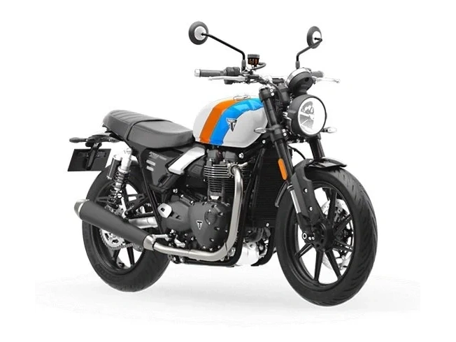 2026 Triumph Speed Twin 900 Pure White / Maui Blue / Tangerine Orange alt