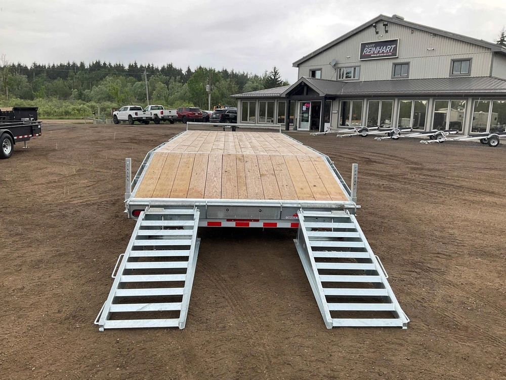 2027 Canada Trailers 8.5x22 7 Ton Galvanized Deckover Equipment Trailer alt