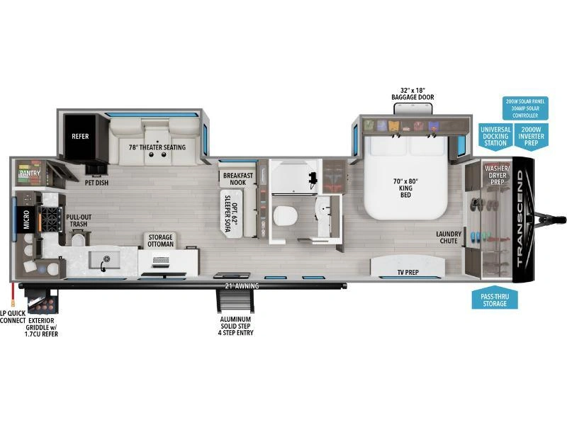 Grand Design Transcend 315rkt 2026 alt