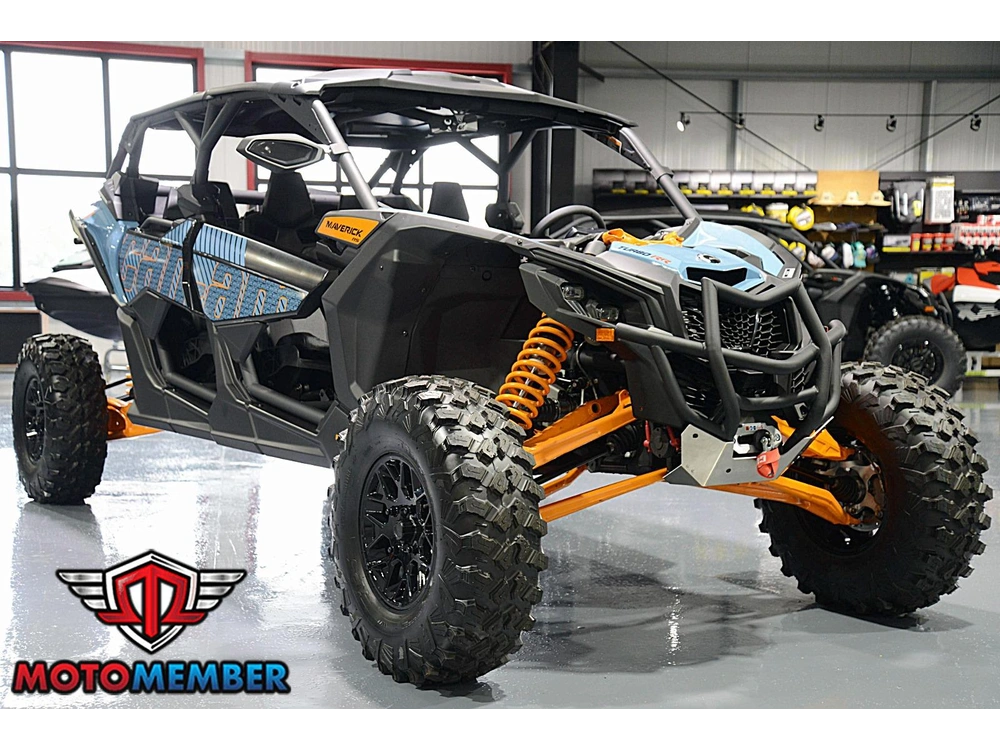 2026 Can-am Maverick X3 Max Rs Turbo Rr Scandi Blue & Orange Crush alt