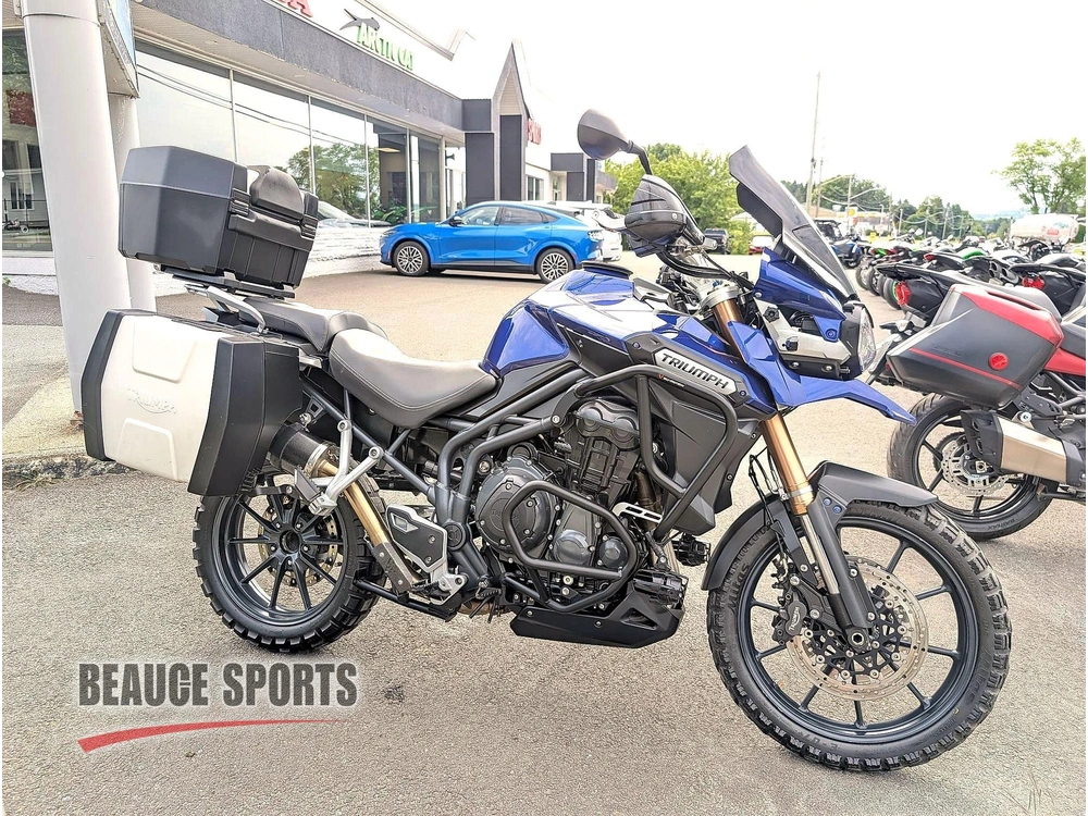 2013 Triumph Tiger Explorer Moto Aventure Grand Tourisme Longue Distance Full Équipée Valises Top Case Cardan Confort Duo Voyage Gs Ténéré V-strom Africa Twin alt