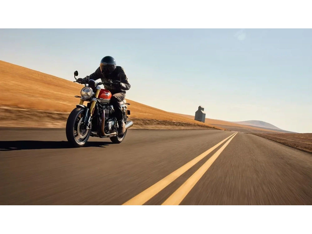 2026 Triumph Speed Twin 1200 Rs Baja Orange / Sapphire Black alt