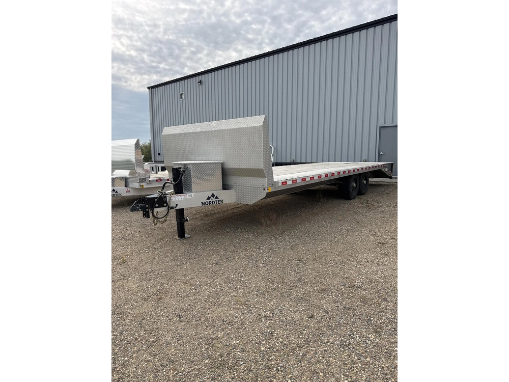 2025 Nordtek Deck-over Heavy Duty 16k Axles 102x25-mega Ramp alt