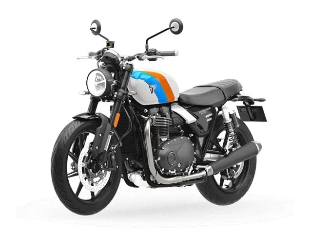 2026 Triumph Speed Twin 900 Pure White / Maui Blue / Tangerine Orange alt
