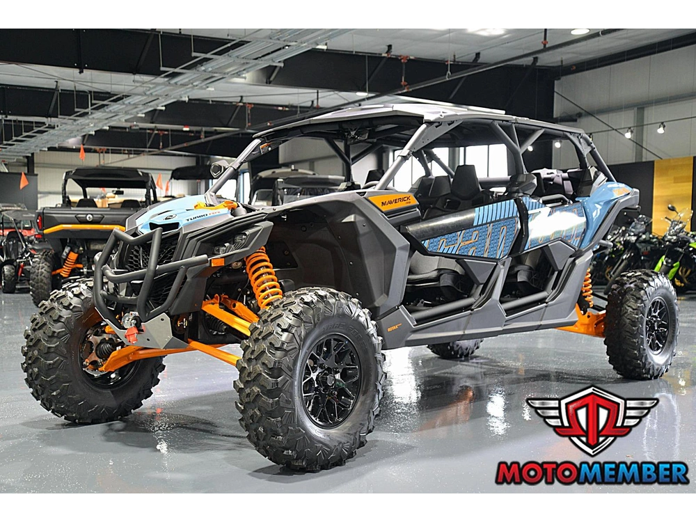 2026 Can-am Maverick X3 Max Rs Turbo Rr Scandi Blue & Orange Crush alt