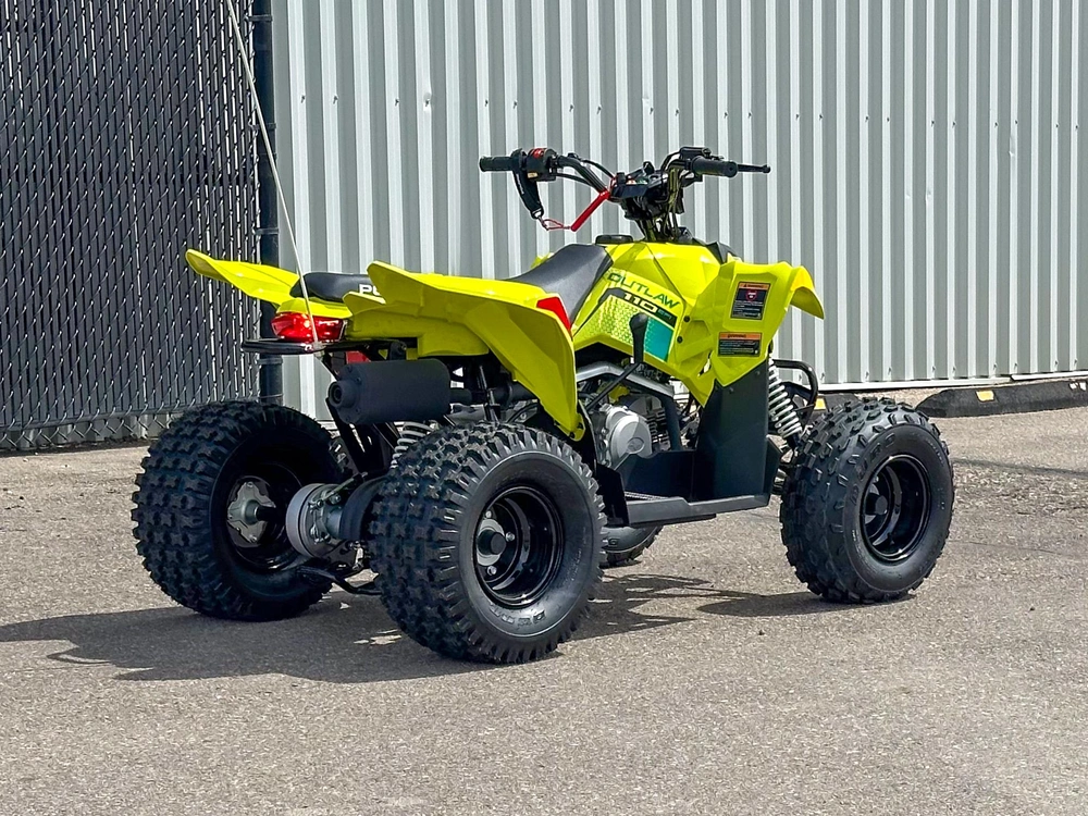 2026 Polaris Outlaw 110 - Lime Squeeze alt