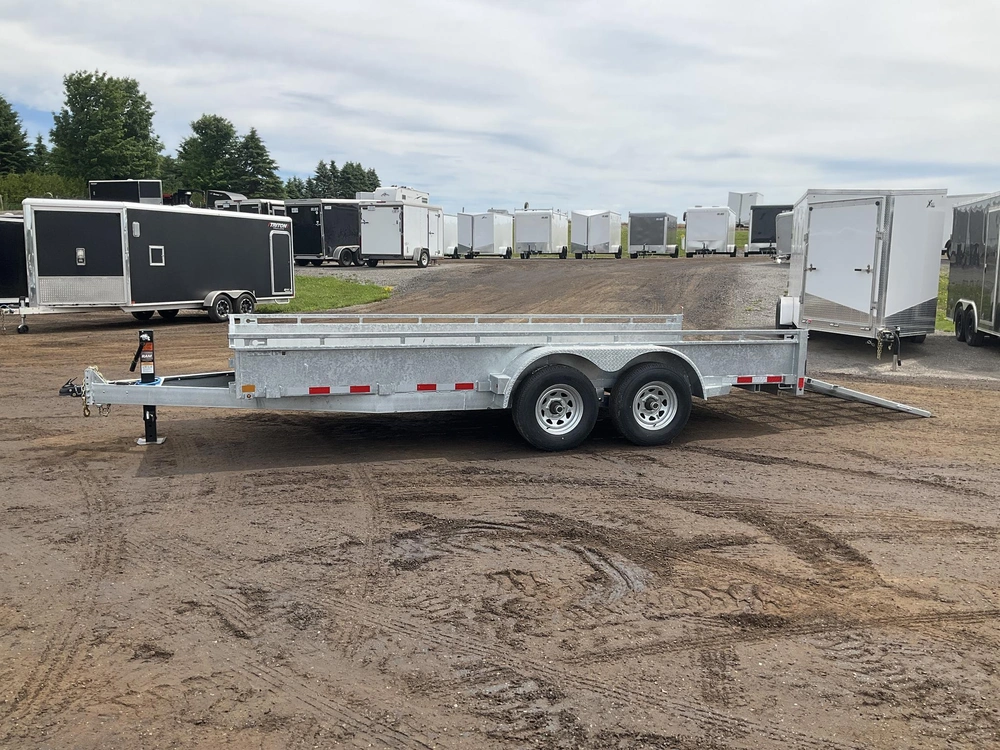 2026 Canada Trailers 82x16 5 Ton Galvanized Landscape Trailer alt