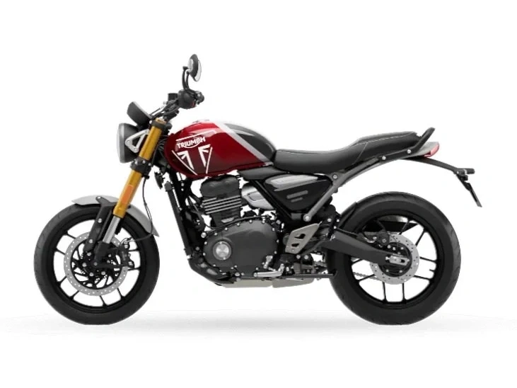 2026 Triumph Speed 400 Lava Red Gloss / Storm Grey alt