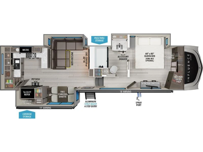 Grand Design Influence 3203gk 2025 alt