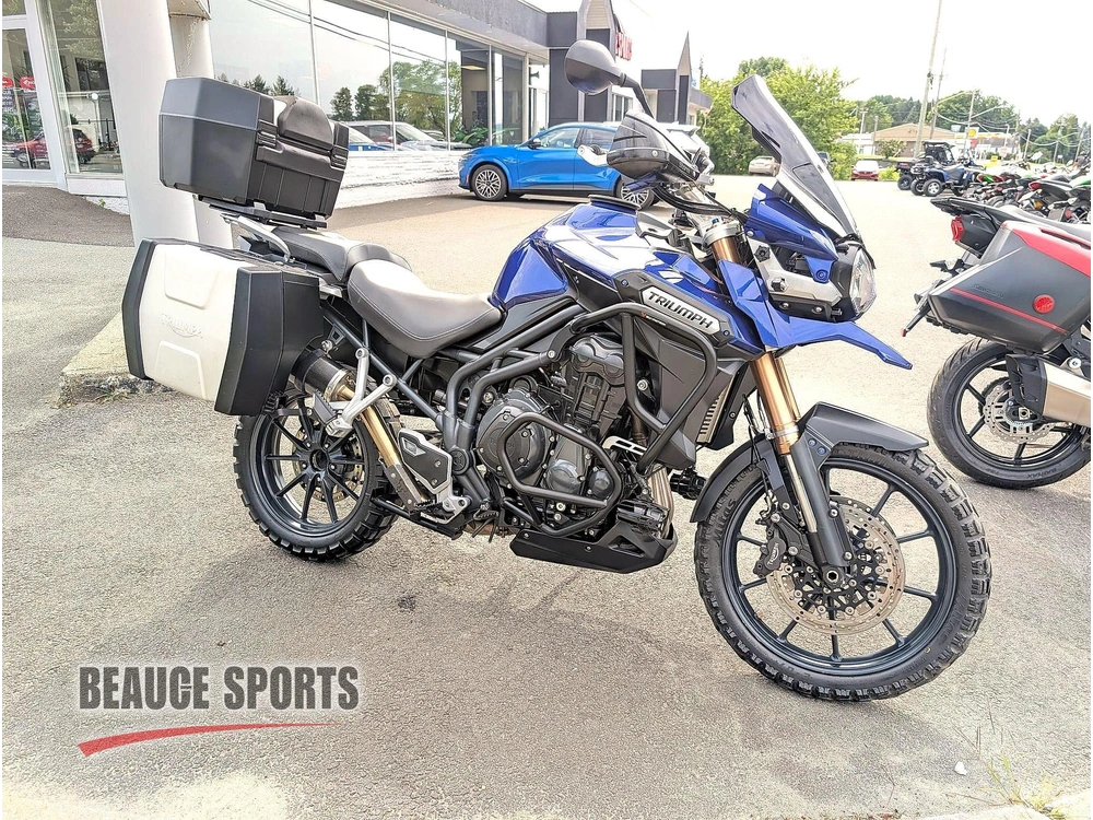 2013 Triumph Tiger Explorer Moto Aventure Grand Tourisme Longue Distance Full Équipée Valises Top Case Cardan Confort Duo Voyage Gs Ténéré V-strom Africa Twin alt