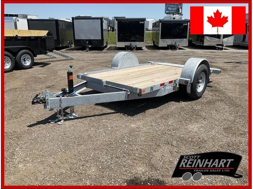 2027 Canada Trailers 6x12 Galvanized Manual Tilt Trailer alt