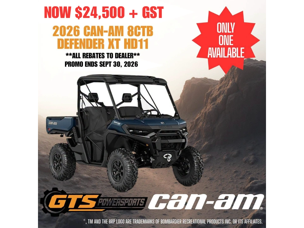 2026 Can-am 8ctb Defender Xt Hd11 alt