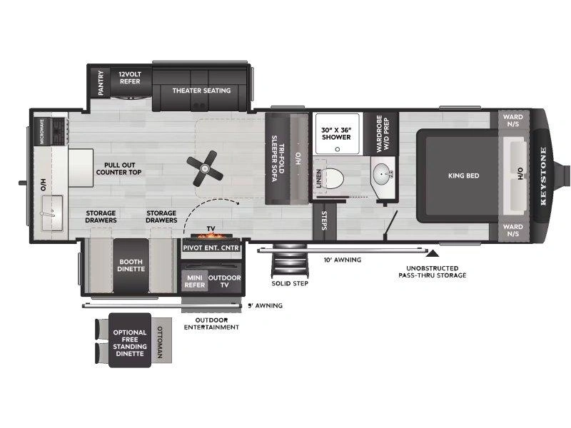 Keystone Rv Cougar 26rke 2027 alt