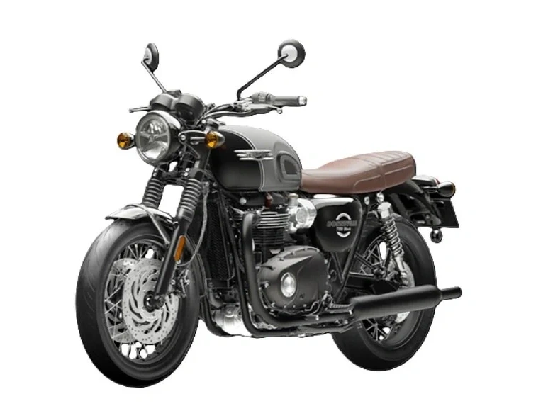 2026 Triumph Bonneville T120 Black Matt Silver Ice alt