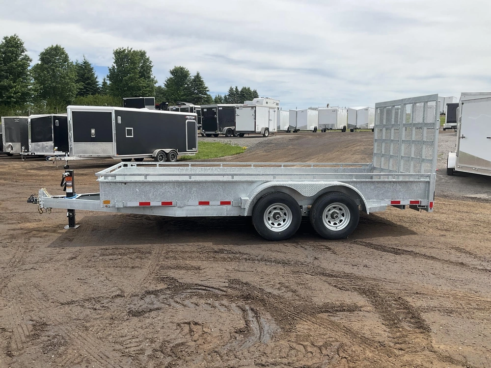 2026 Canada Trailers 82x16 5 Ton Galvanized Landscape Trailer alt