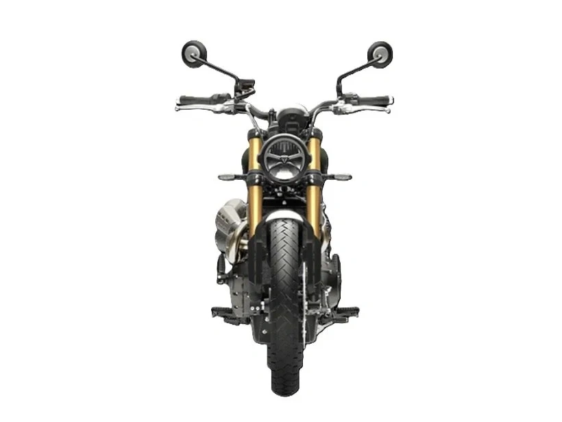 2026 Triumph Scrambler 900 Matt Khaki Green alt