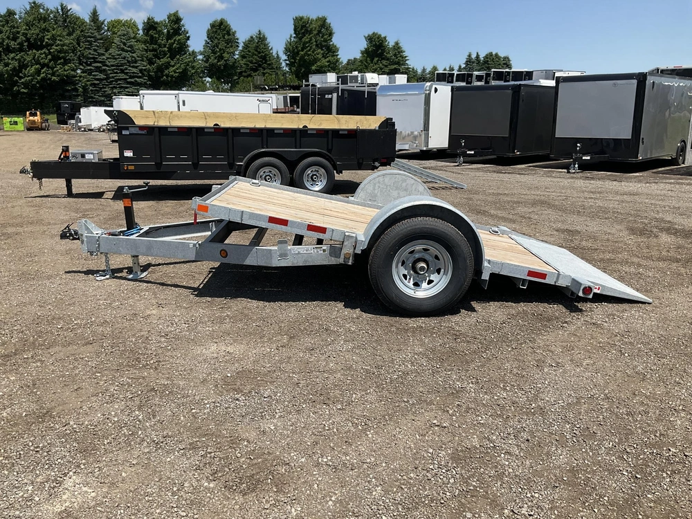 2027 Canada Trailers 6x12 Galvanized Manual Tilt Trailer alt
