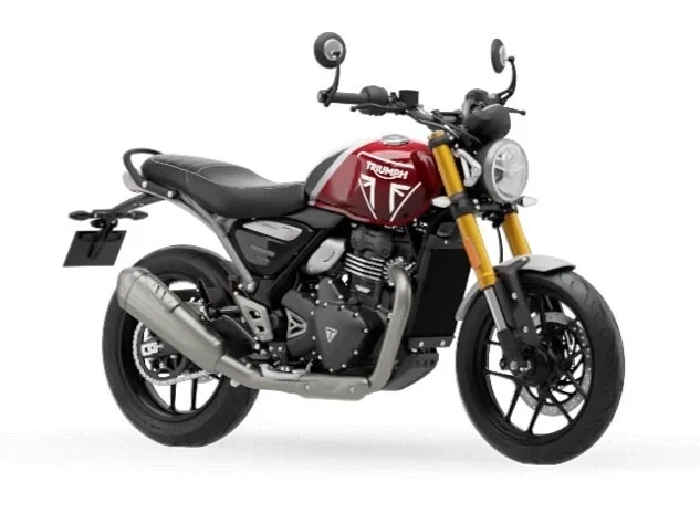 2026 Triumph Speed 400 Lava Red Gloss / Storm Grey alt